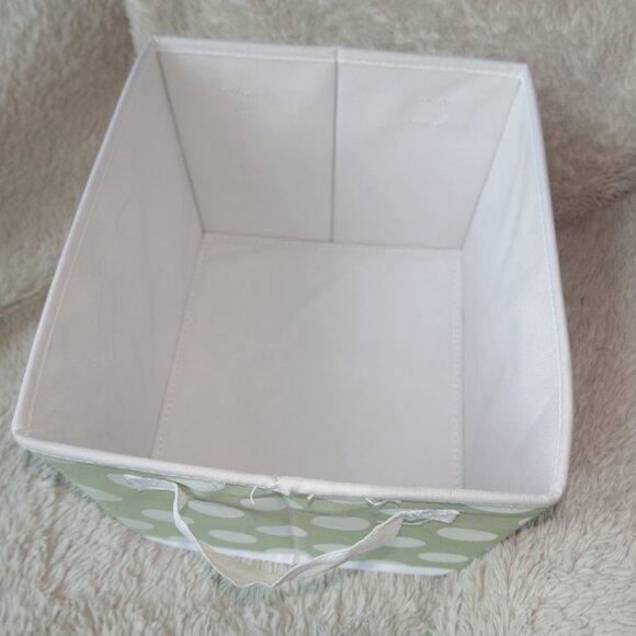 Set of 6 Babies R Use Folding Nursery Fabric Storage Cube with Handles - Sage - Picture 12 of 12